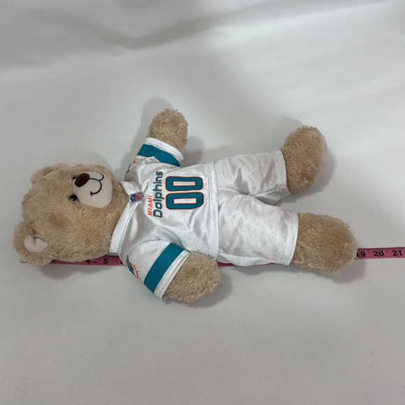 NFL Miami Dolphins Build A Bear With Football Uniform Build A Bear BAB Plush - Picture 8 of 12